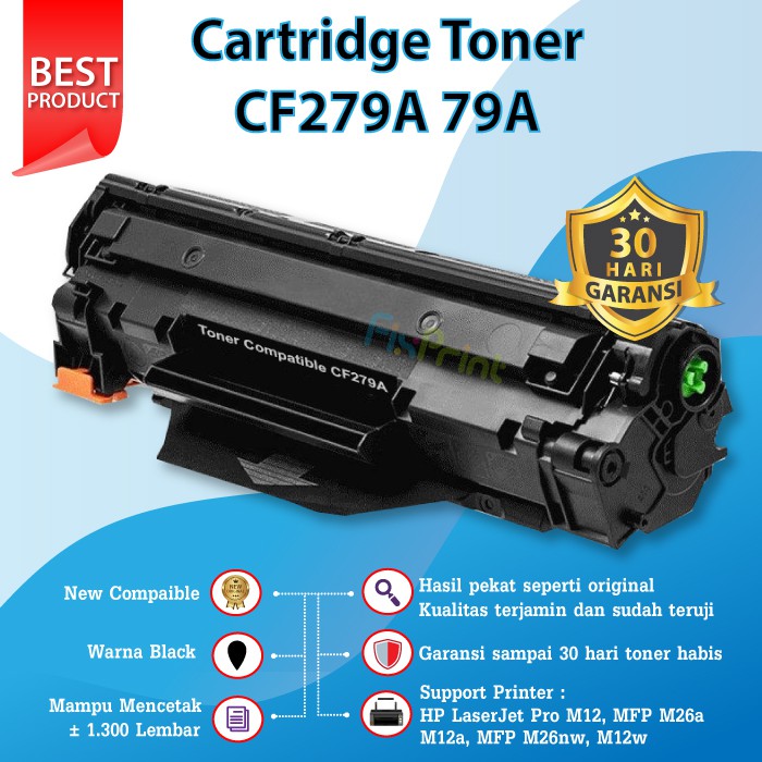 Compatible Cartridge Toner HP CF279A 79A Printer M12a M12w M26a M26nw