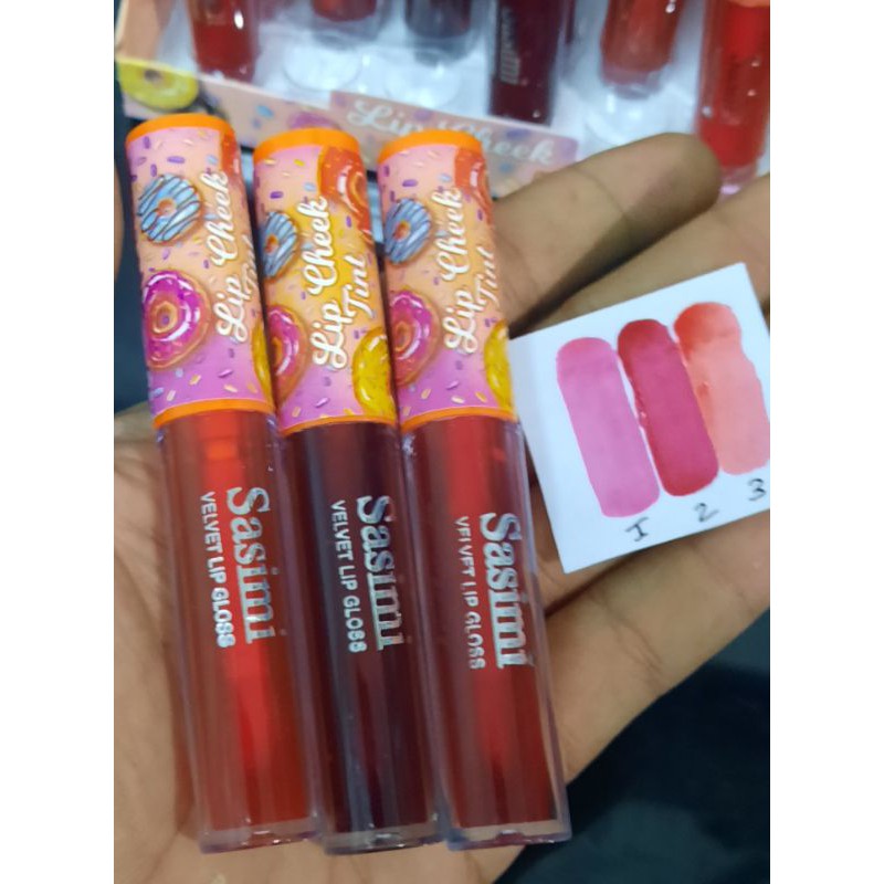 PROMO PER3PCS!!!LIP TINT SASIMI DONUT/BT21 S-1942/ S-1991