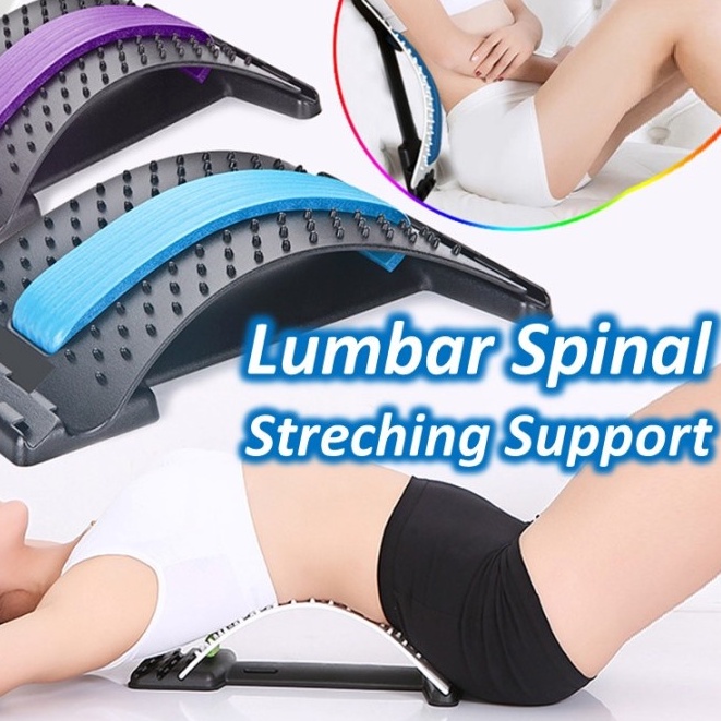 Sandaran Lumbar Spinal Stretching Support Terapi Sakit Pinggang