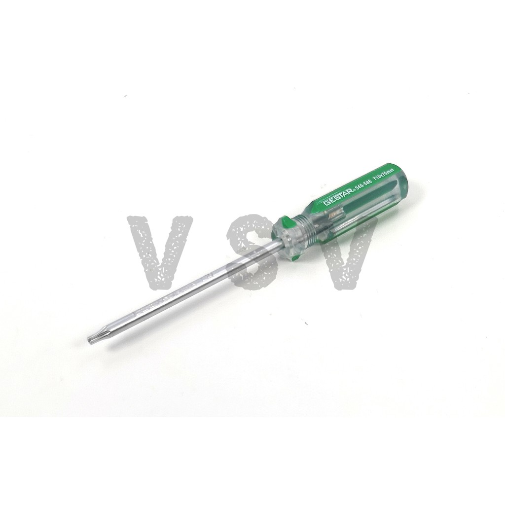 GESTAR Torx screwdriver T10 Obeng bintang gagang kristal Obeng Torx