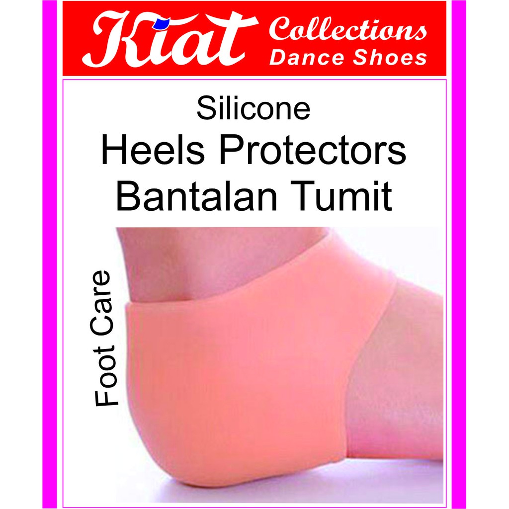 SILICONE HEELS PROTECTORS BANTALAN TUMIT SEPATU WANITA  (1Psg) LINE DANCE TARI MENARI DANSA JOGING OR  LARI  SENAM  SHUFFLE DANCE