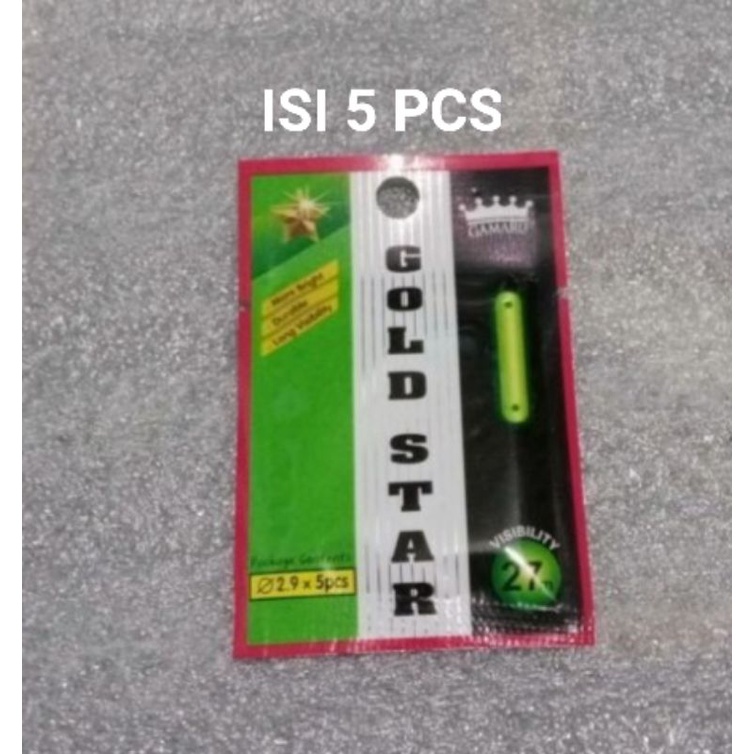 [isi 5 pcs] starlite pancing  isi 5 pcs 3.0x25mm