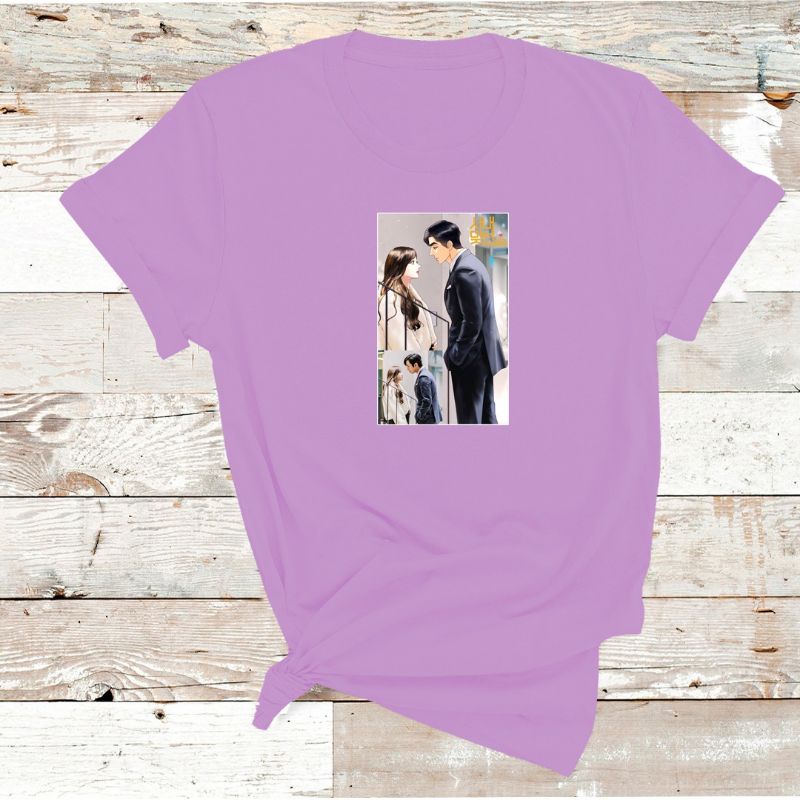 KAOS K-DRAMA BUSINESS PROPOSAL FOTO/T-SHIRT KATUN BUSINESS PROPOSAL FOTO/KANG TAE MOO/SHIN NA RI