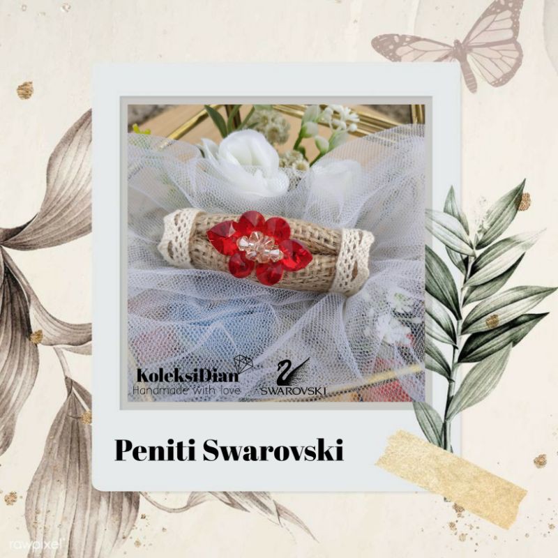 Peniti Kristal Swarovski/ Peniti Hijab / Peniti Cipir Kristal Swarovski / Pin Hijab / Peniti Swarovs