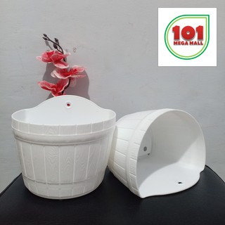 Pot Dinding Gentong 22 18 cm Putih Shopee Indonesia Pot Dinding Gentong 22 18 cm Putih Shopee Indonesia