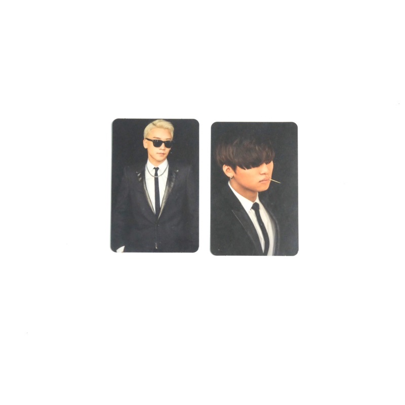 BIGBANG PHOTOCARD SEUNGRI DAESUNG PHOTOCARD