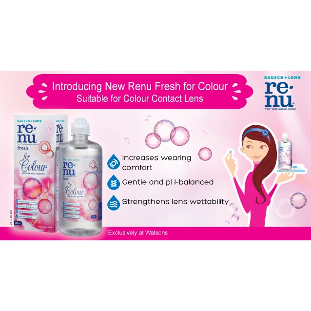 Bausch &amp; lomb renu colour 355ml