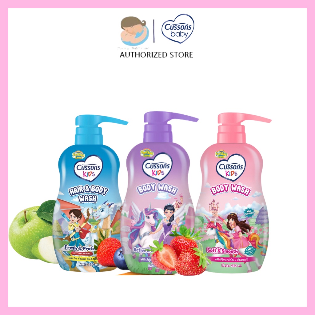 [BPOM] CUSSONS KIDS BODY WASH PUMP 280ml / SABUN MANDI CAIR