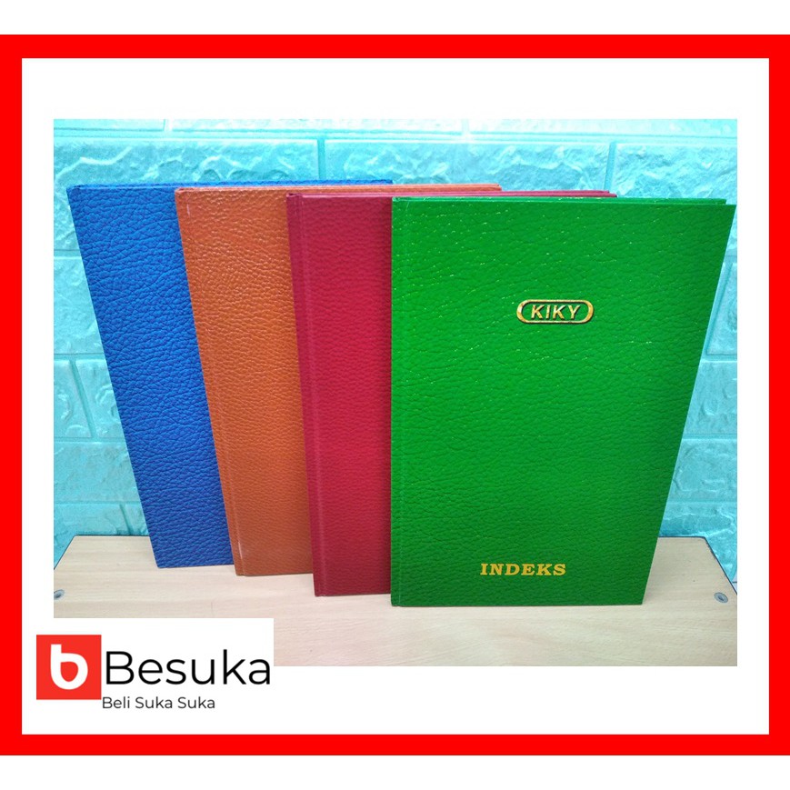 

KIKY HARD COVER FOLIO (UKURAN 32 X 21 CM) 100 LBR INDEX