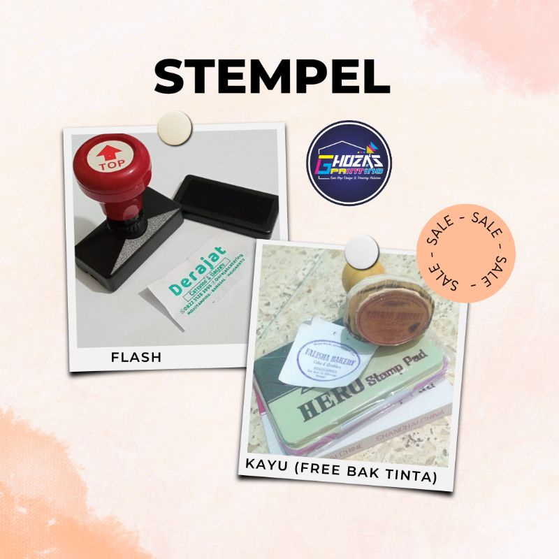 

Stempel Flash / Stempel Kayu free Bak Tinta