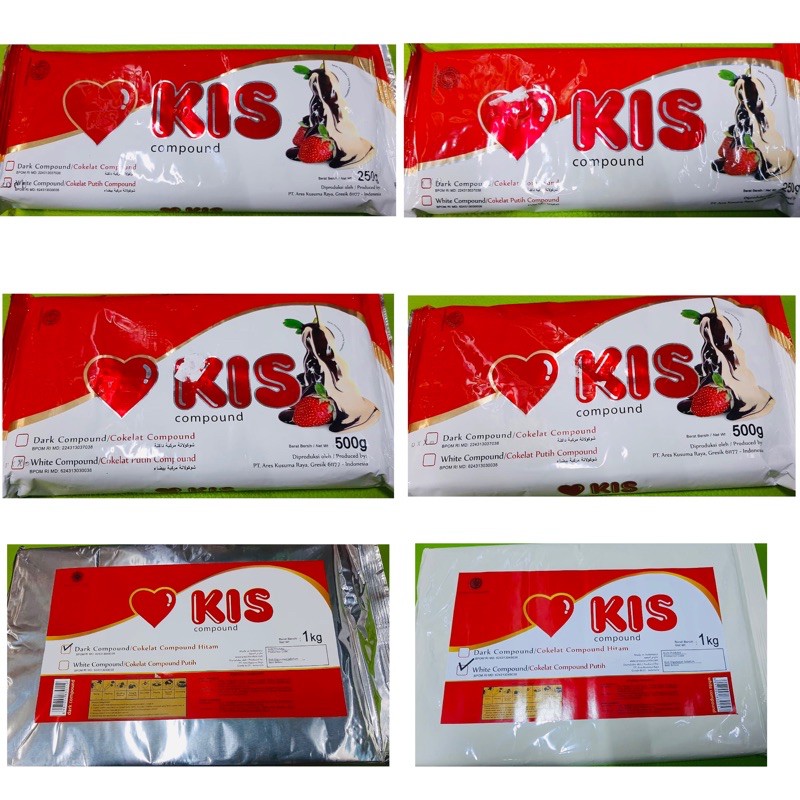 

KIS Cokelat Compound Hitam / Cokelat Compound Putih (250 gr/500gr/1kg)