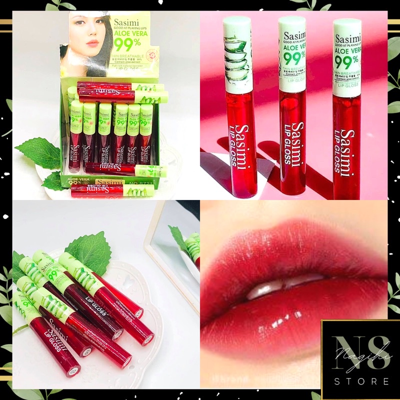 ✨NAGIHI✨ ECER - SASIMI ALOE VERA LIPTINT - Sasimi Aloe Vera Liptint 99% Lip Tint