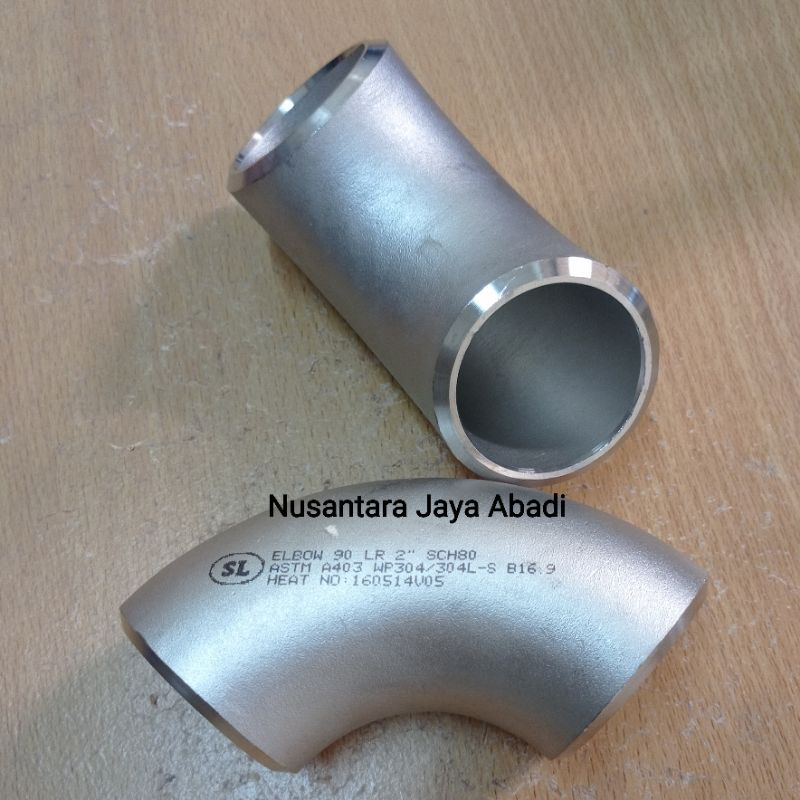 Elbow Knee Las Sch 80 Stainless 304 2 " inchi DN 50