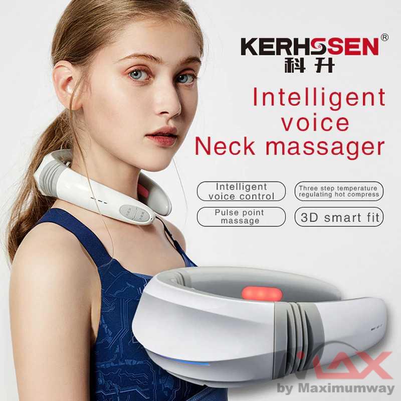 KERHSSEN Pijat Elektrik Terapi Leher Punggung Electrode - PG-260B26 Warna Putih