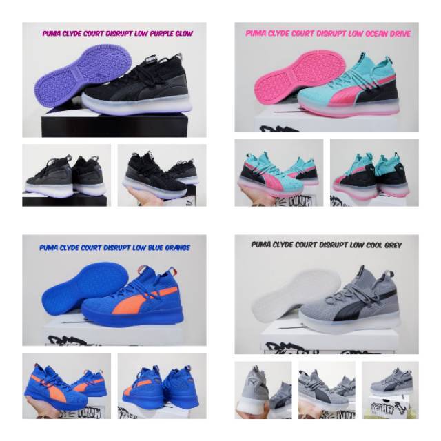 Sepatu Basket Puma Clyde Court Disrupt LOW - 5 Items