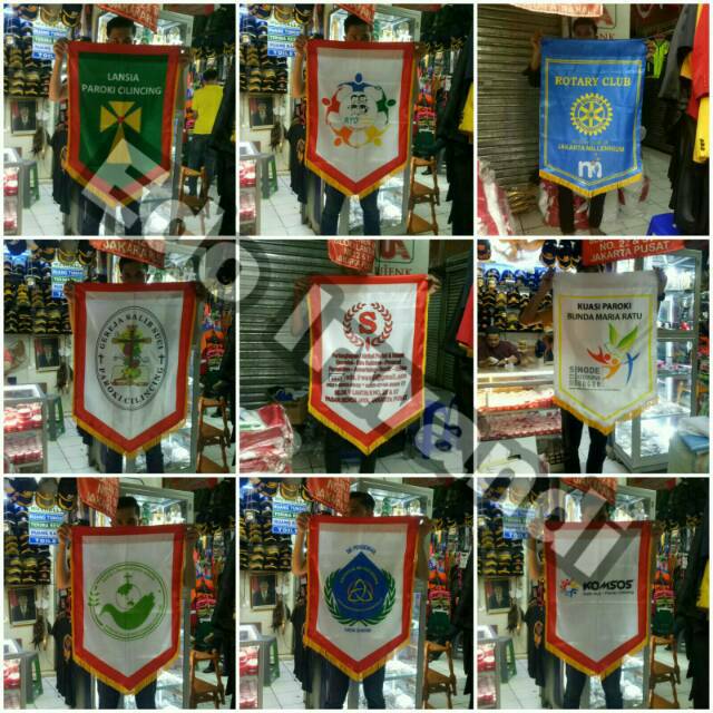 Bendera Vandel Printing Bendera Pataka Printing Bendera Ruangan Printing Vandel Besar Printing