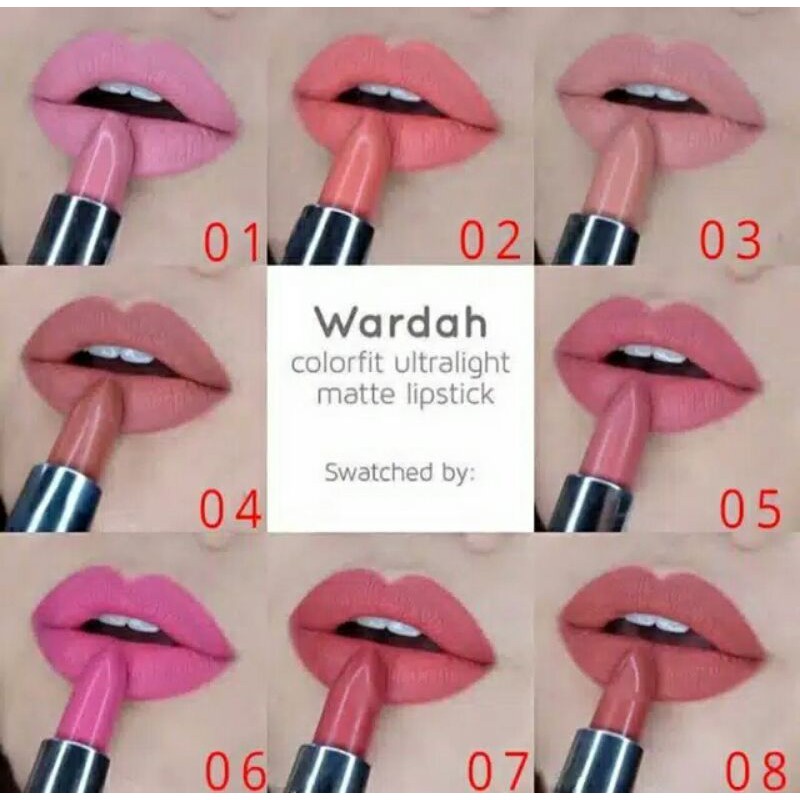 ❤️GROSIR❤️ WARDAH COLORFIT ULTRALIGHT MATTE LIPSTICK