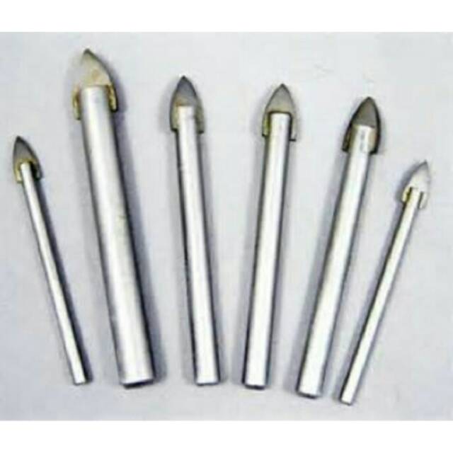 Mata Bor Batu Tombak 5mm mata bor kaca mata bor keramik