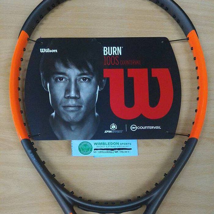 raket Tenis WILSON BURN 100S COUNTERVAIL 2017/ Wilson Burn