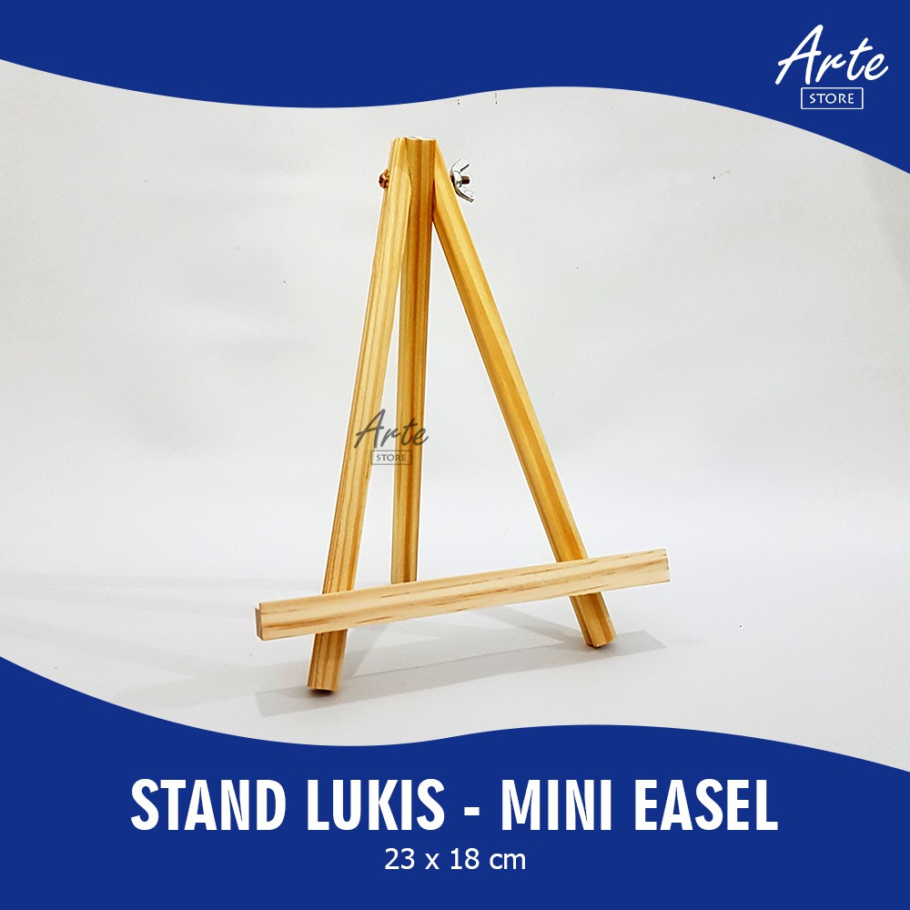 Stand Lukis Kayu Kecil - Mini Wooden Easel