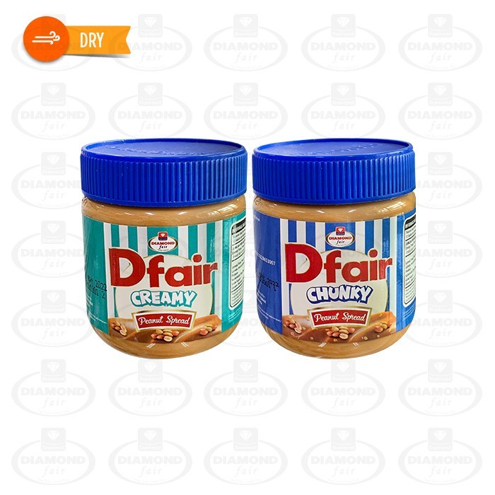 DIAMONDfair PEANUT BUTTER CREAMY 340G - BUTTER CREAMY