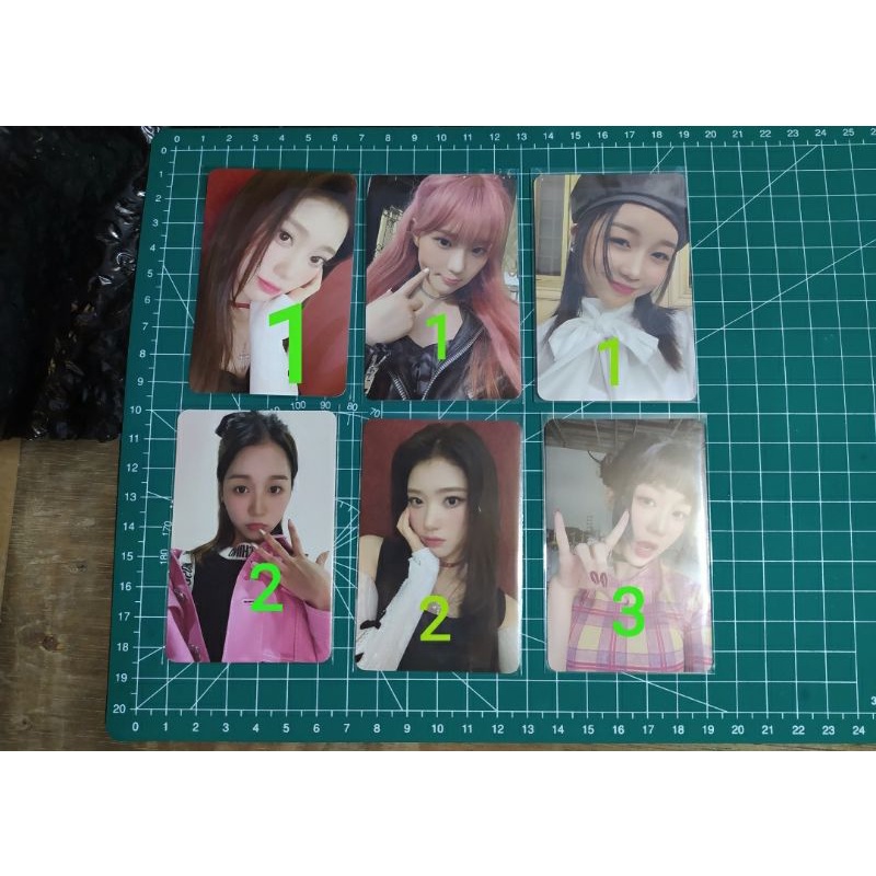 READY PHOTOCARD XIAOTING,CHAEHYUN,HIKARU
