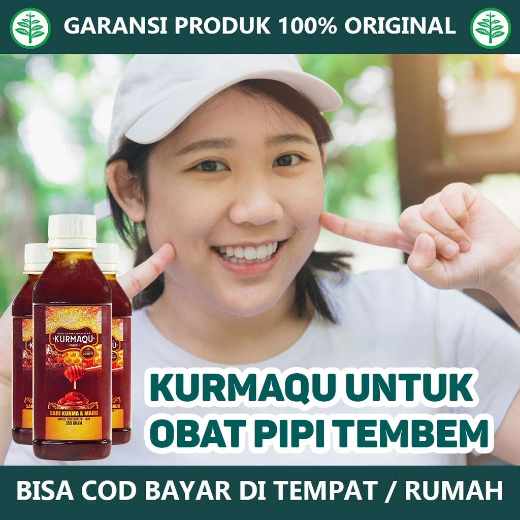 Obat Pipi Tembem / Penggemuk Pipi / Agar Pipi Tembem / Pipi Chubby Sari Kurma dan Madu Kurmaqu ASLI