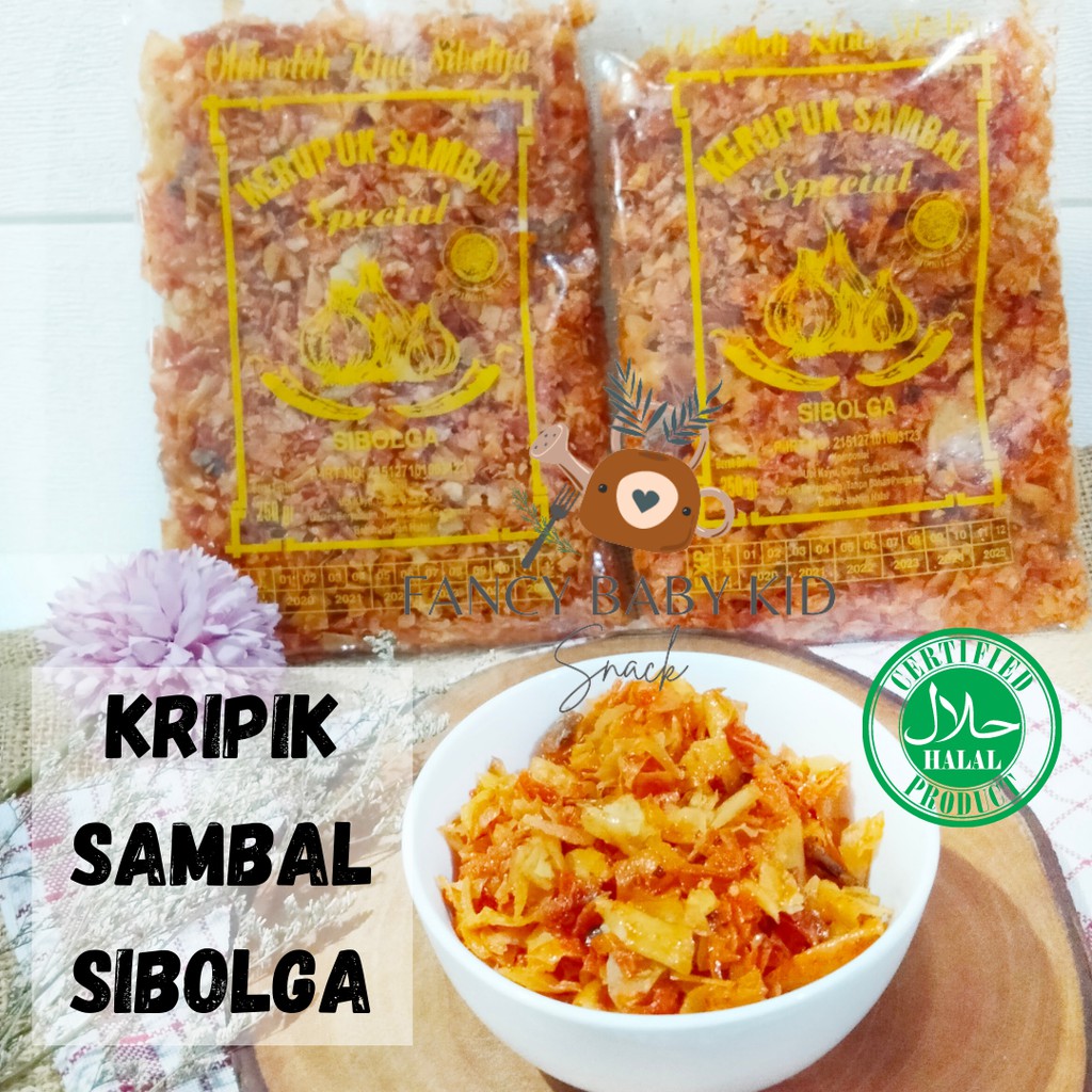 

Keripik Sambal Sibolga Oleh-Oleh Sibolga / Keripik Pedas / Keripik Teri Pedas / Keripik Singkong