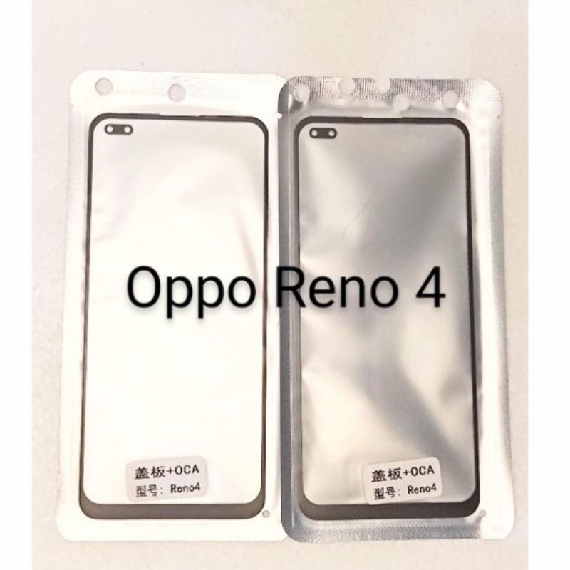 Kaca Depan Kaca LCD Oppo Reno 4 | Reno4 TS TC Touchscreen Glass LCD+Lem Plus Oca Kering Original