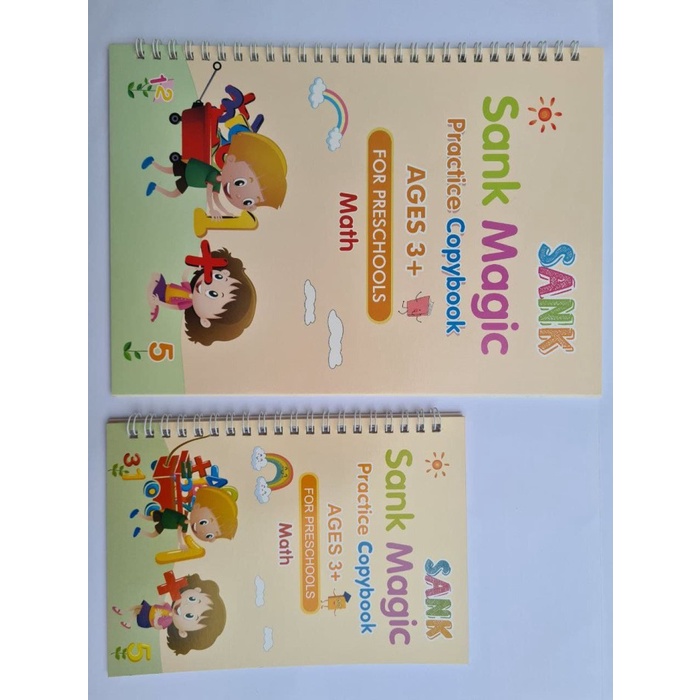 

✨COD✨ Set Buku Latihan Menulis Kaligrafi Copybook Sank Magic + Refill - Besar