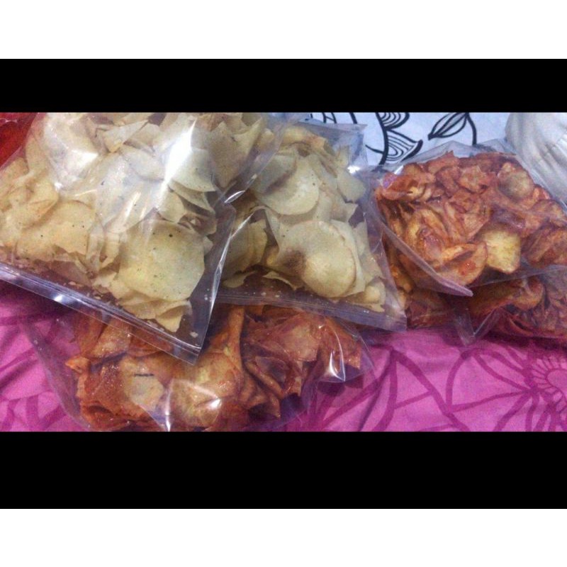 

Kripik singkong balado dan original