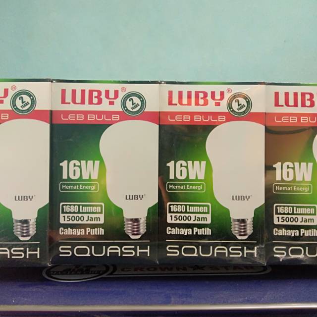 Lampu LED merk LUBY SQUASH 16 watt