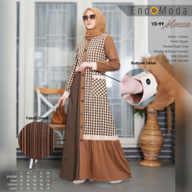 Gamis lebaran Dress maxi Viral Gamis YD99