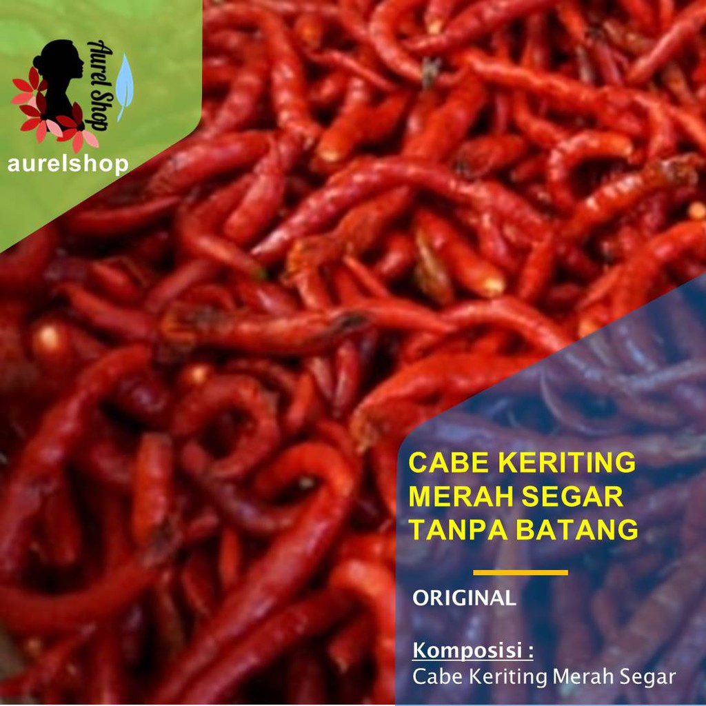 

Cabe Merah Keriting Tanpa Tangkai 1 kg