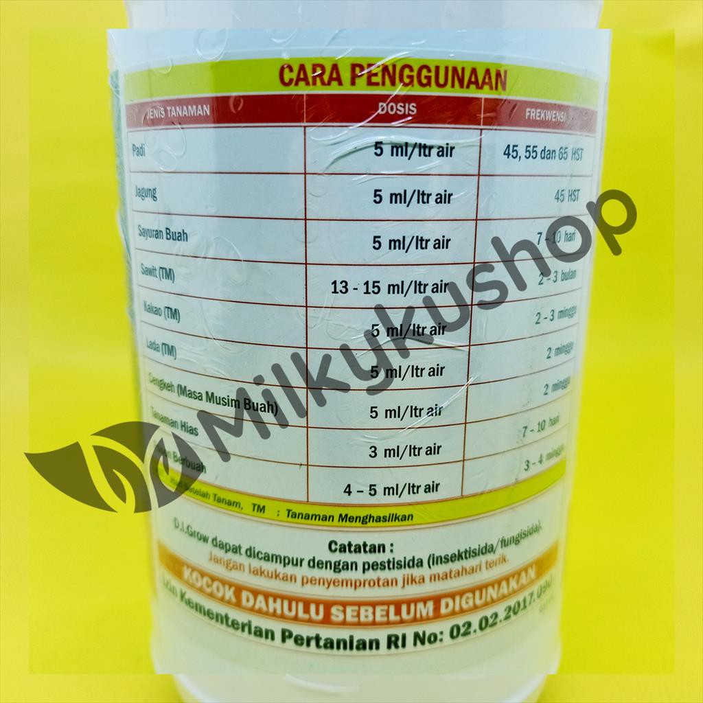 PUPUK ORGANIK PLUS DI GROW MERAH 1 LITER CAIR DIGROW