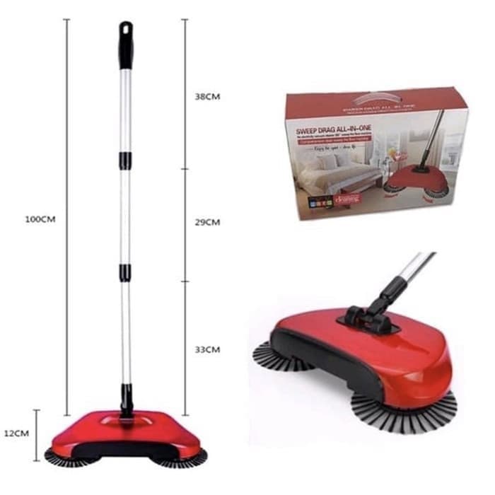 Rotating Broom / Magic Broom / Sapu Magic / Sapu Automatis