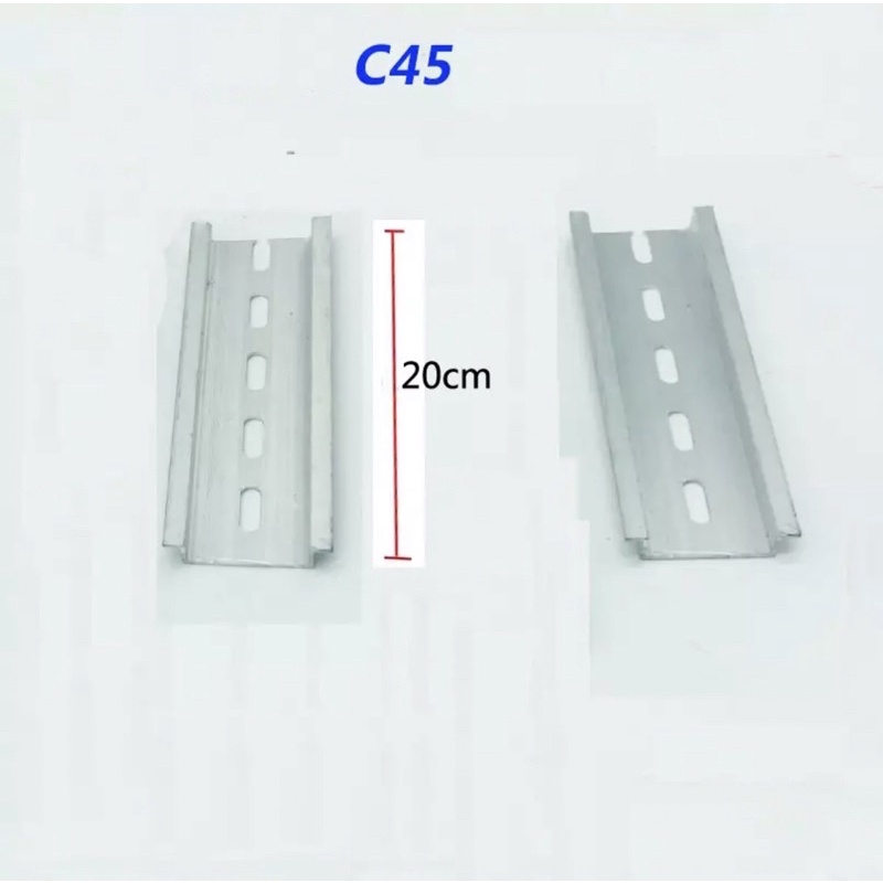 MCB Rel 1 Fungsi 20cm Din Rail Almunium