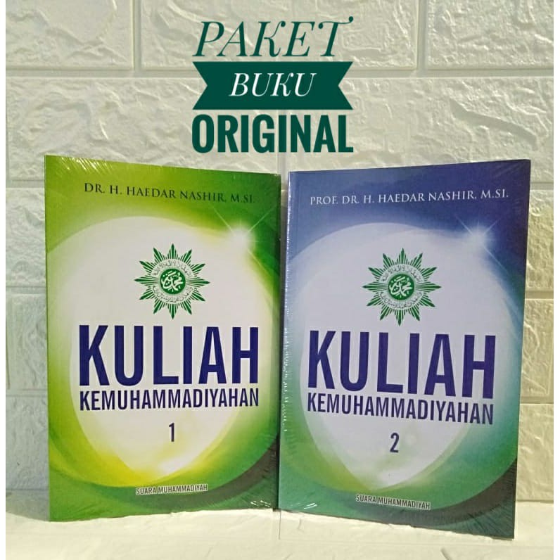 Paket Buku Kuliah Kemuhammadiyahan 1 & 2-Haedar Nashir-Buku Muhammadiyah-Buku AIK-Suara Muhammadiyah
