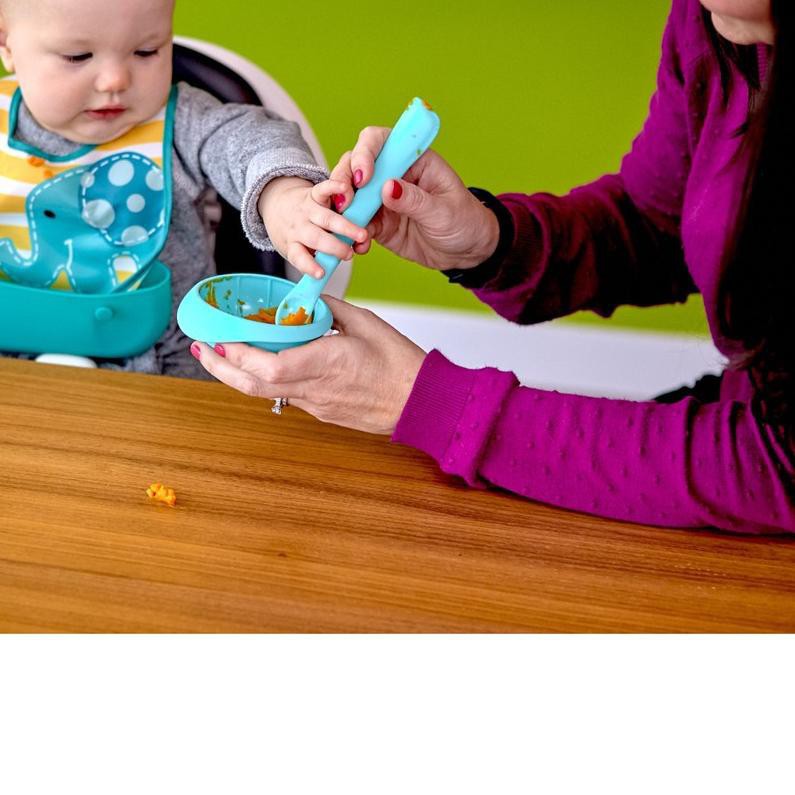 Marcus n Marcus masher with soft spoon and bowl set