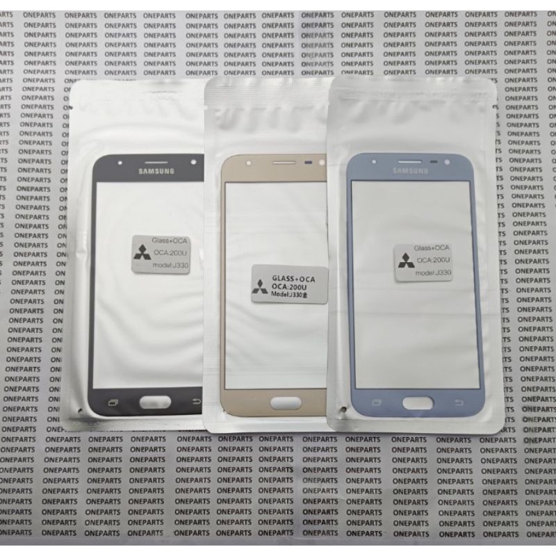 KACA GLASS LCD PLUS LEM OCA SAMSUNG J330 J3 PRO ORIGINAL