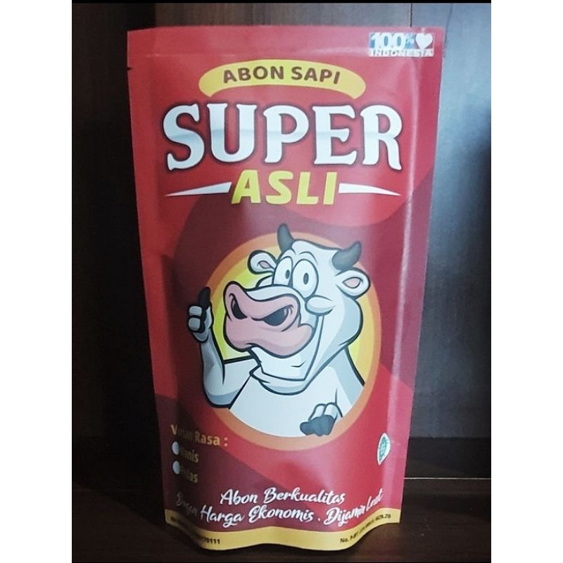 abon sapi super asli Boyolali 250 gram