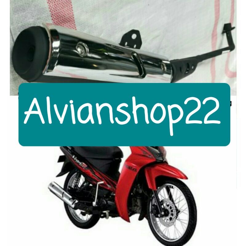 Knalpot Standar yamaha Vega R new
