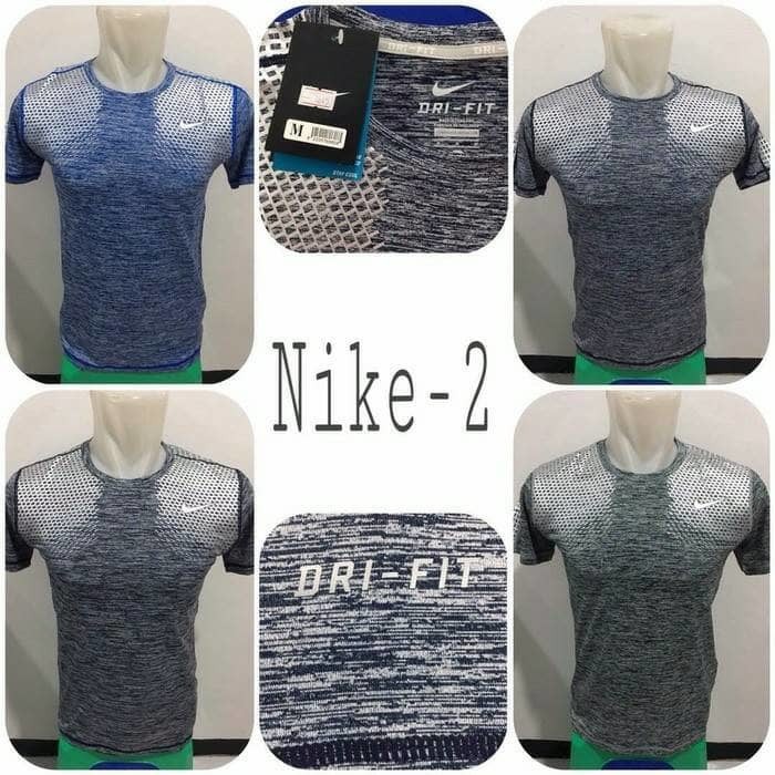 Pakaian kaos gaul     KAOS BAJU NIKE PRIA GYM FITNESS LARI SEPEDA DRY FIT COMPRESSION IMPORT    ash