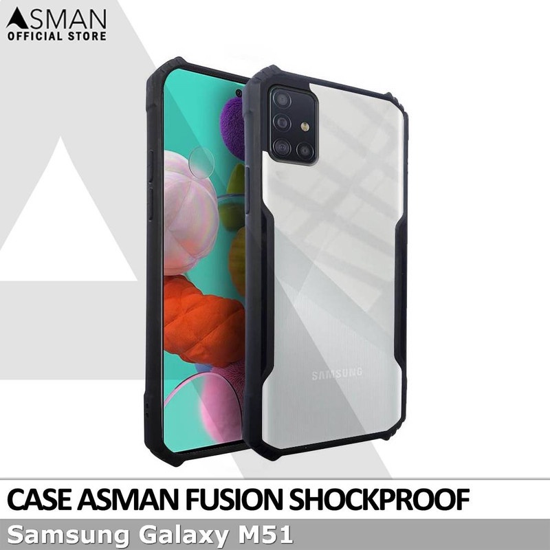 Asman Fusion Samsung Galaxy M51 2020 Case Premium Amor Acrylic