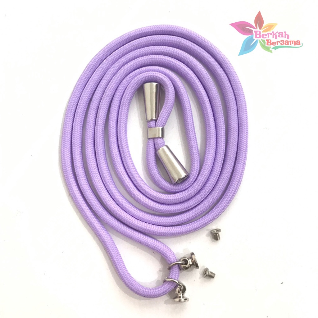 Tali baut sling case slingcase Tali Lanyard Hp Strap Gantungan leher plus Mur + Baut sekrup stainless candy koper choice dove universal BB5981