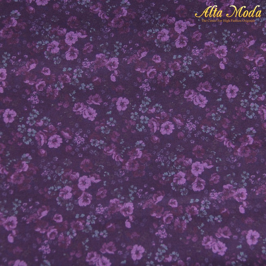 

Alta Moda Cotton Shirting Violet Motif Bunga Kecil (1M)