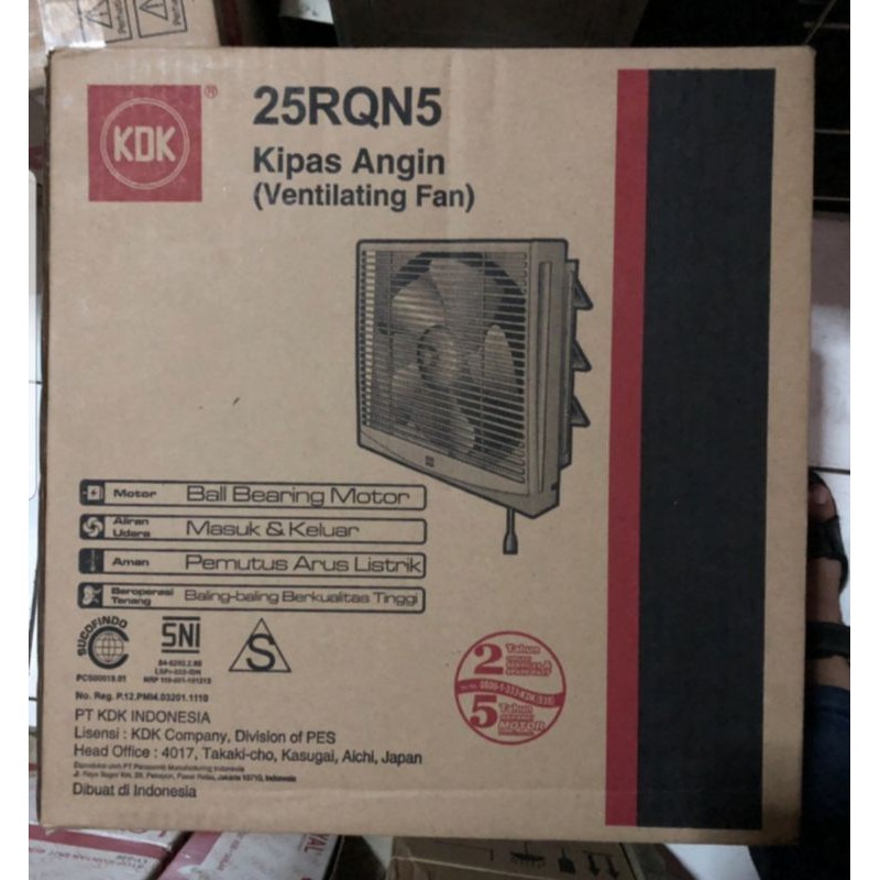 KDK : EXHAUST FAN DINDING 10" 25 RQN KDK 25-RQN