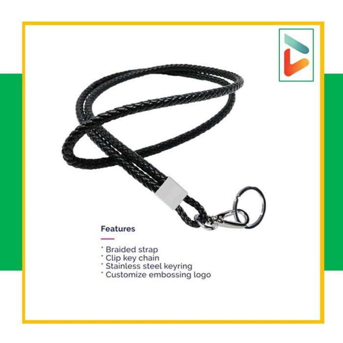 

Tali Id Lanyard Id Pu - Gratis Laser Nama/Brand 037