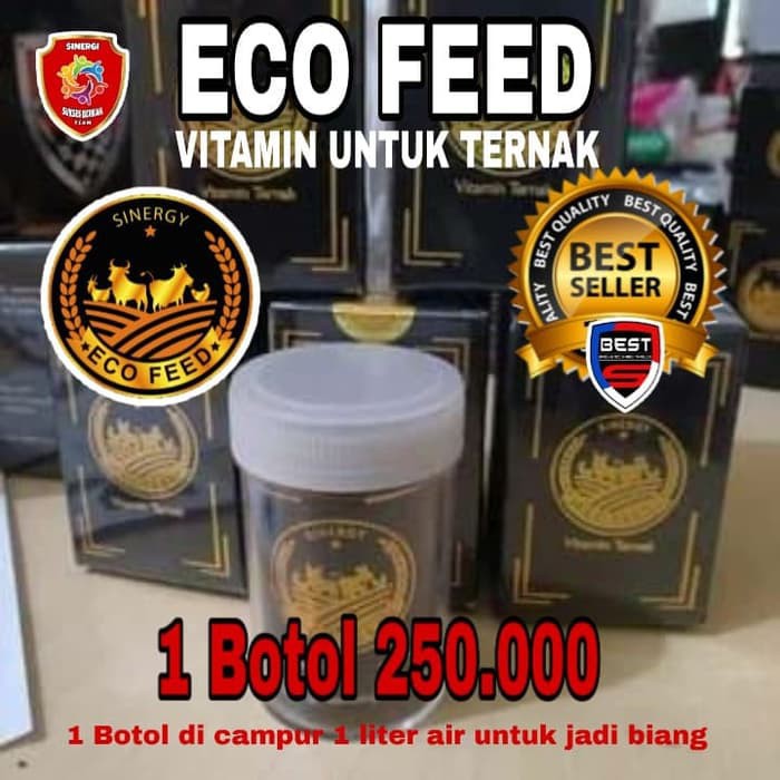 PRODUK ORIGINAL PT.BEST   SUPLEMEN TERNAK ECO FEED ORI UNTUK KESEHATAN PERTUMBUHAN BERAT  VITAMIN