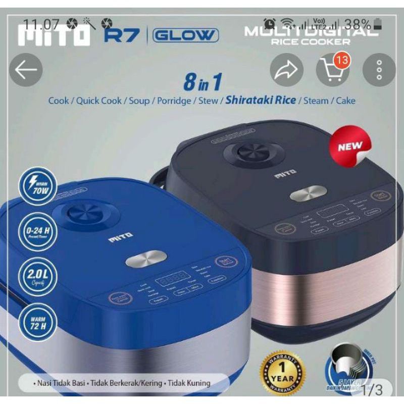 rice cooker digital MITO